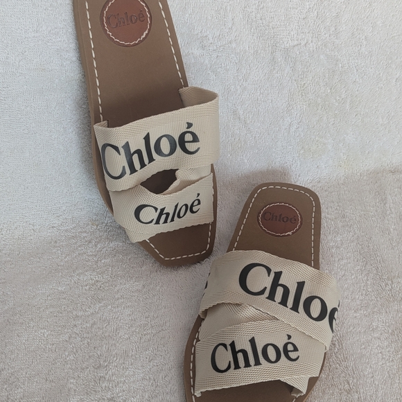 Dior Shoes - Chloé Beige and Brown Sandals